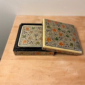 Paper Mache coaster set